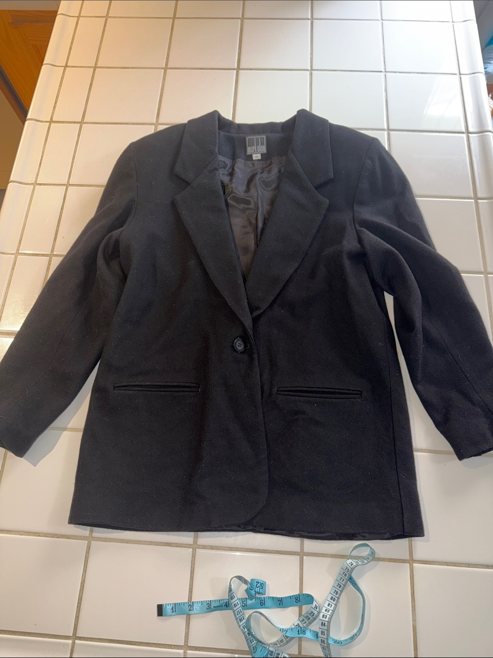 Mark Alan Black  Wool Blend Blazer size 14 🐈‍⬛